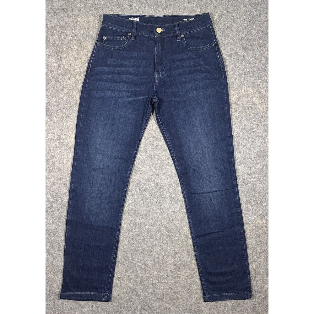 Mugsy Fultons Jeans Men’s 32x30 Blue Denim Stretch 5-Pocket Casual FLX3NFU